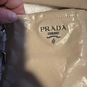 Prada Cream Tote Bag